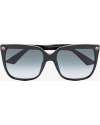 Gucci - gg Oversized Square Frame Sunglasses - Lyst