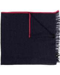 Brunello Cucinelli - Solid Border Fringed Scarf - Lyst