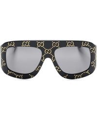 Gucci - GG Street Pilot-frame Sunglasses - Lyst
