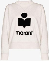 Isabel Marant - Marant Étoile - Moby Logo Sweatshirt - Lyst