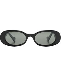 Gucci - GG Oval-frame Sunglasses - Lyst