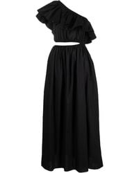 Matteau - One-shoulder Asymmetric Maxi Dress - Lyst