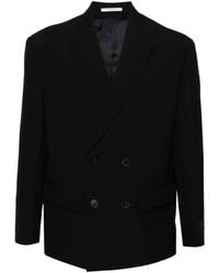 Valentino Garavani - Double-Breasted Wool Peacoat - Lyst