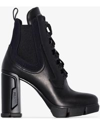 prada high heel boots