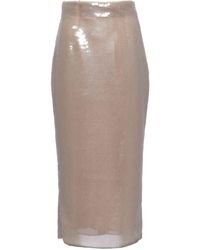 Prada - Sequinned Pencil Skirt - Lyst