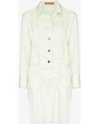 Rejina Pyo - Kimora Organic Cotton Ruched Mini Dress - Women's - Organic Cotton - Lyst