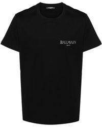 Balmain - Vintage Rubber-logo T-shirt - Lyst