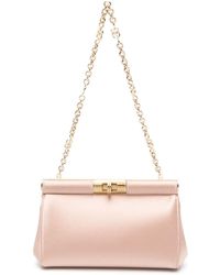 Dolce & Gabbana - Pink Marlene Small Shoulder Bag - Women's - Silk/viscose - Lyst