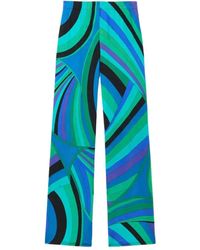 Emilio Pucci - Iride-Print Trousers - Lyst