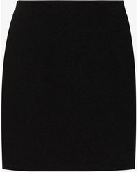 Alessandra Rich - High Waist Bouclé Mini Skirt - Lyst
