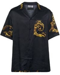 Versace - Baroccoflage-print Satin Shirt - Men's - Viscose - Lyst