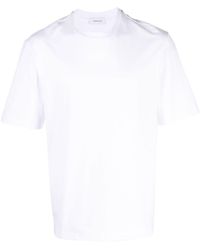 Ferragamo - Crew-neck Cotton T-shirt - Lyst