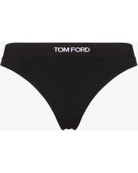 Tom Ford - Logo Jacquard Thong - Lyst