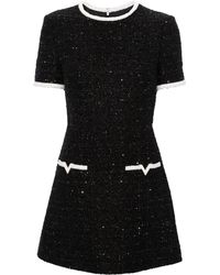 Valentino Garavani - Glaze Tweed Mini Dress - Lyst