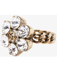 Gucci - gg Marmont Crystal Ring - Lyst