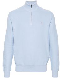 Polo Ralph Lauren - Light Polo Pony Embroidery Jumper - Men's - Cotton - Lyst