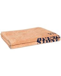Stone Island - Logo-Embroidered Beach Towel - Lyst
