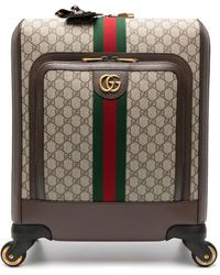 Gucci - Beige gg Canvas Cabin Suitcase - Unisex - Canvas/polyurethane Resin/calf Leather - Lyst