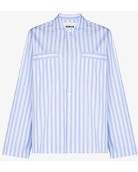 Tekla - Organic Cotton Pyjama Shirt - - Organic Cotton - Lyst