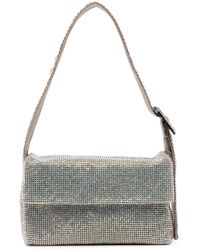 Benedetta Bruzziches - Silver Vitty La Mignon Crystal Shoulder Bag - Women's - Aluminium/silk/glass - Lyst