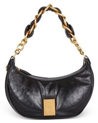 Balmain - 1945 Soft Crinkled Leather Shoulder Bag - Women's - Lambskin - Lyst