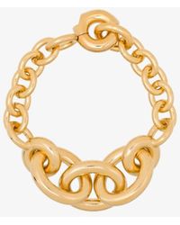 Saint Laurent - -tone Chunky Chain Bracelet - Women's - Brass - Lyst