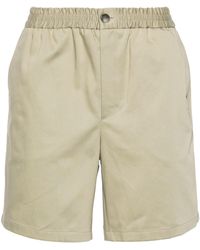 Ami Paris - Elasticated-waistband Cotton Shorts - Men's - Cotton/polyester - Lyst