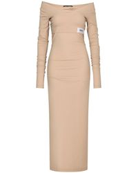Dolce & Gabbana - Kim Dolce&gabbana Jersey Midi Dress - Lyst