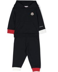 Moncler - Logo-Patch Cotton Tracksuit Set - Lyst
