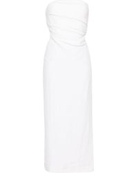 TOVE - Strapless Linen Maxi Dress - Women's - Polyester/cotton/linen/flax - Lyst