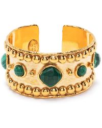 Sylvia Toledano Women's Manchette Curve 22K Gold-Plated Cuff Bracelet