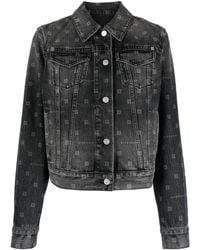 Givenchy - 4g Print Denim Jacket - Women's - Cotton/polyester - Lyst