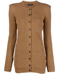 Wardrobe NYC - Crew-neck Knitted Cardigan - Women's - Spandex/elastane/polyamide/cotton - Lyst