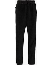 3 MONCLER GRENOBLE Elasticated Track Pants in Purple | Lyst