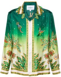 Casablancabrand - Joyaux D'afrique Silk Shirt - Lyst