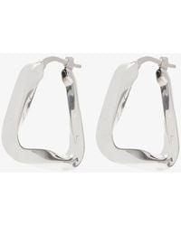 Bottega Veneta - Sterling Essentials Hoop Earrings - Lyst