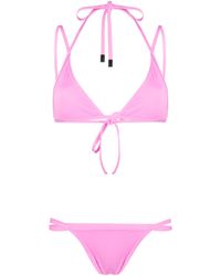 The Attico - Strap-detailed Bikini Set - Lyst