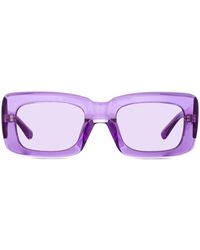 Linda Farrow - X Rectangle-frame Sunglasses - Lyst