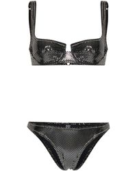 Reina Olga - Brigitte Metallic Bikini Set - Women's - Polyamide/elastane - Lyst