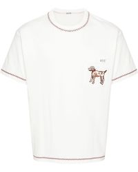 Bode - Griffon Pocket Cotton T-shirt - Lyst