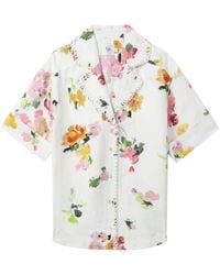 Aje. - Floral-print Short-sleeve Shirt - Lyst