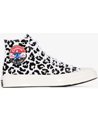 mens leopard print shoes uk