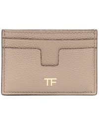 Tom Ford - Tf-plaque Leather Cardholder - Lyst