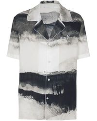 Balmain - Moon-Print Shirt - Lyst