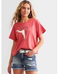 Ariat - Lone Star Cropped T-shirt - Lyst