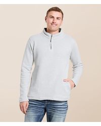 Departwest - Marled Quarter Zip Pullover - Lyst