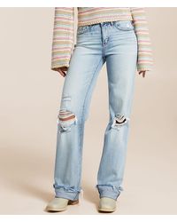 BKE - Andi Classic Straight Stretch Cuffed Jean - Lyst