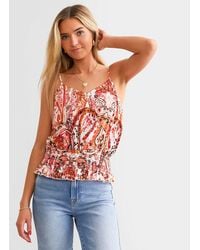 Daytrip - Satin Bubble Tank Top - Lyst