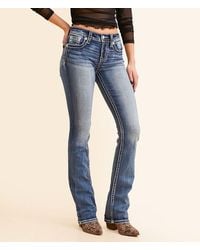Miss Me - Mid-Rise Tailored Boot Stretch Jean - Lyst