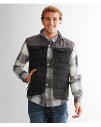 Hooey - Quilted Puffer Packable Vest - Lyst